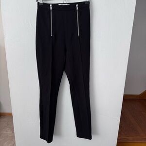 NWT & Other Stories black zip front detail dressy pant Size 4